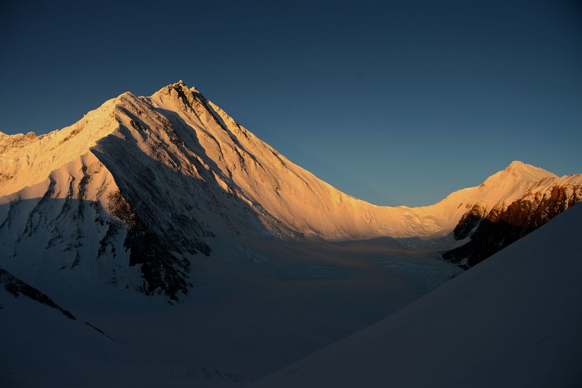 07 Sunrise On Mount Everest Northeast Ridge, Pinnacles And Summit, North Col And Changtse From The Climb From Lhakpa Ri Camp I To The Summit